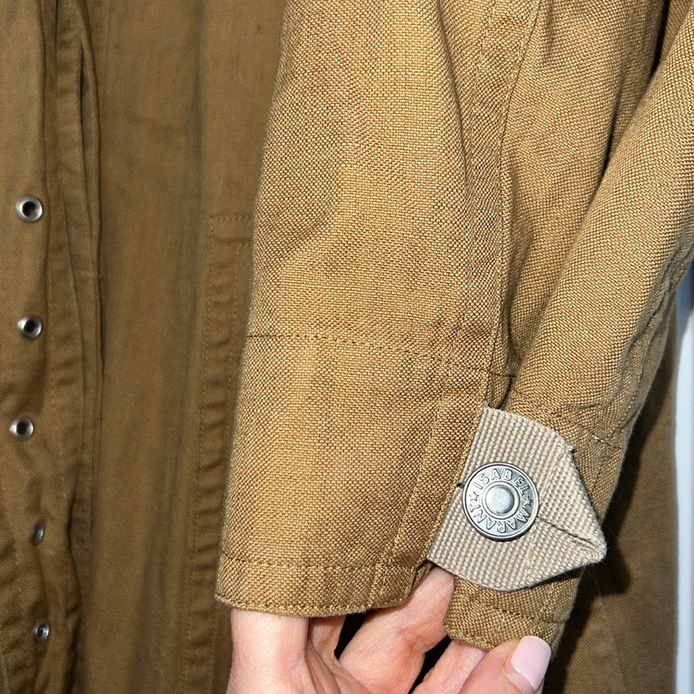 Isabel Marant Tan Belted Trench Coat - Picture 9 of 14